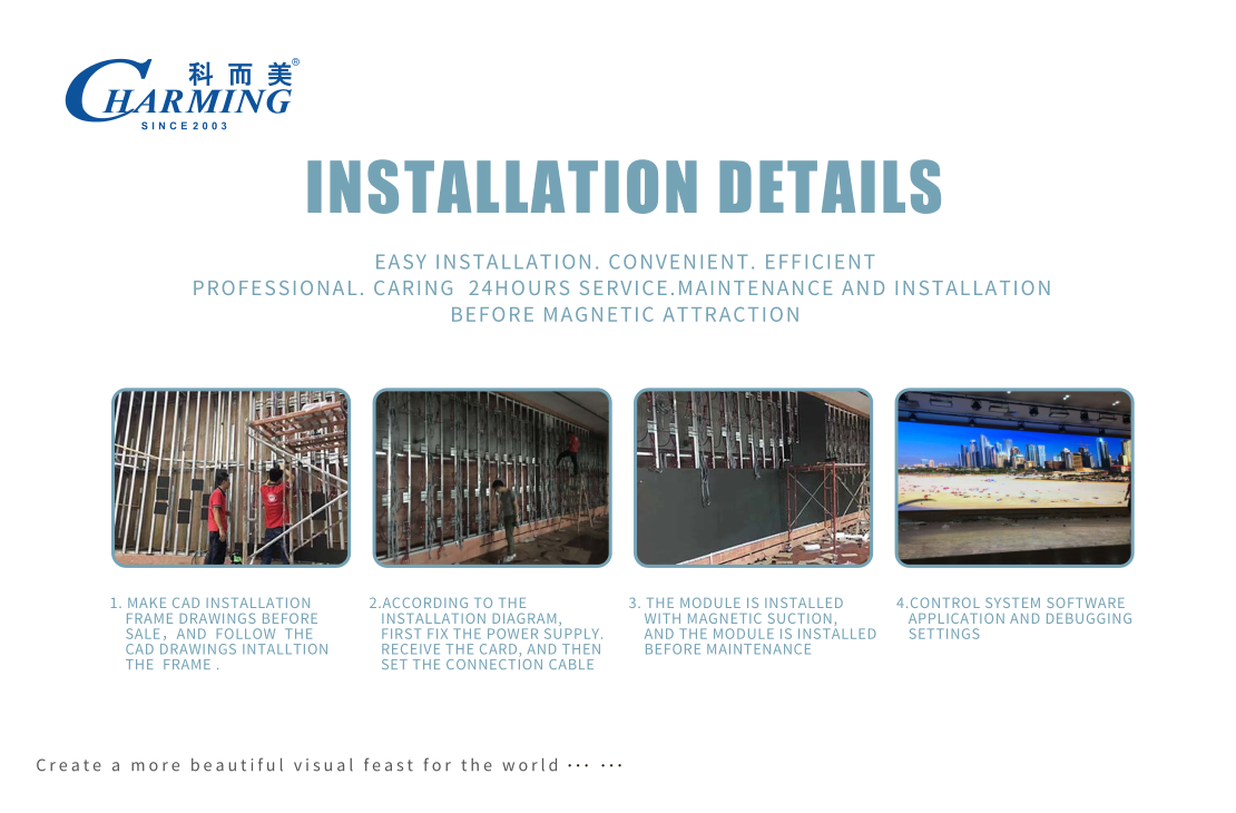 Precision Display P1.25/P1.53/P1.86 Indoor LED modules For Broadcasting Showroom & Command Centers