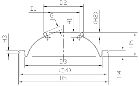206# 60mm Aerosol Can Lids Tin Can Cone Good Tightness And Pressure Resistance