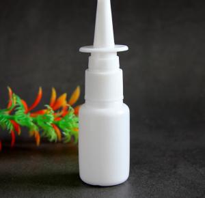 China Nozzle Empty Nasal Spray Bottle Direct Injection 18ml HDPE Material wholesale