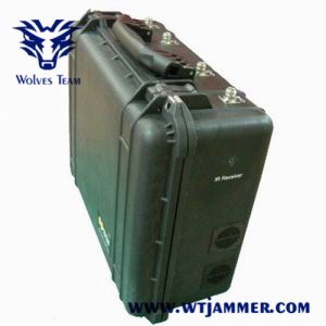 Middle RF Power Suitcase 50m 25W Portable Signal Jammer