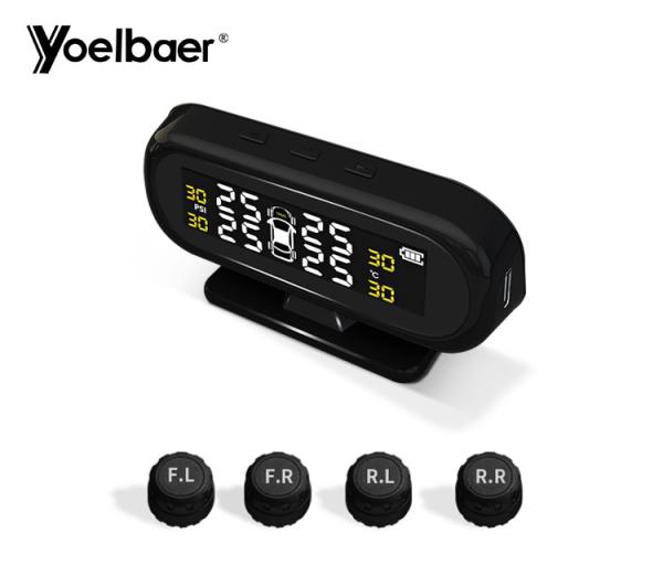 Quality Infineon Chip Auto Tire Pressure Sensor Car Tpms External With LCD Color Display for sale