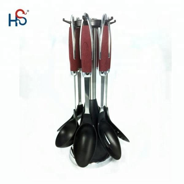 Non-stick 7 Pcs Nylon Cooking Tools Set Solid and Durable for Eco-friendly Kitchen