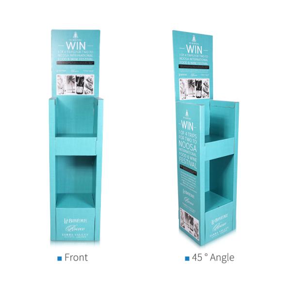Custom Cardboard Paper Printed Corrugated Retail Display Stand