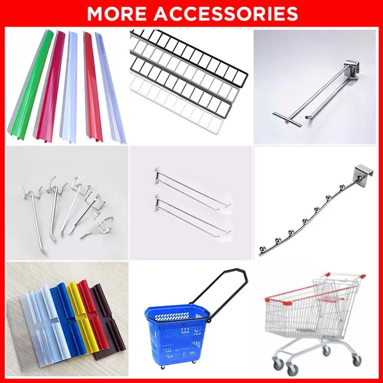 Custom Iron Shelf Display Hook Supermarket Shelf Rack Hook for Supermarkets Home Organization