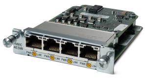 China Cisco HWIC - 4ESW 4-port ethernet switch interface card Single-Wide 10/100BaseT Ethernet Switch HWIC wholesale