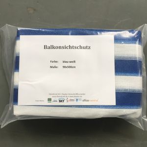 Customized Hdpe Shade Net Balcony Safety Netting Blue And White