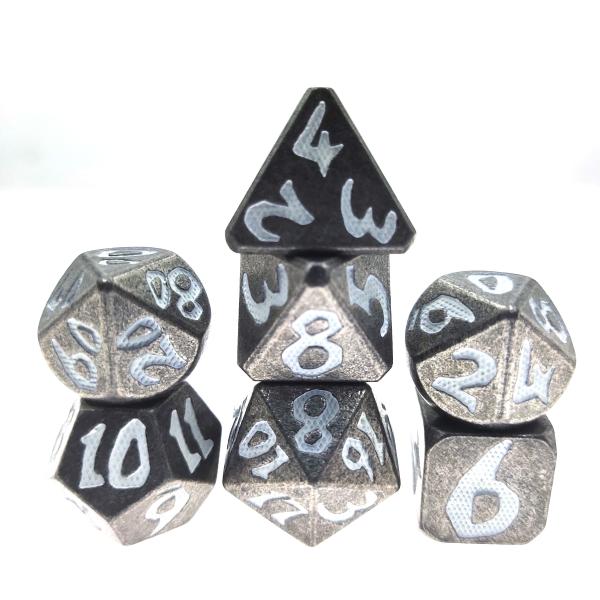 Quality Nontoxic Rpg Game Dice Set Polyhedral Practical Manual Grinding Tiny Dice for sale
