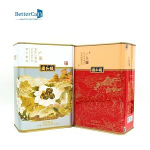 China Rectangular 3 Liter Olive Oil Tin Can Manufacturers Without Handle wholesale