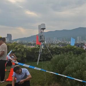 China 3/5/10KM Drone Jammer Fixed Outdoor Fpv Jamming Detection All In One with drone command control syestem on sale