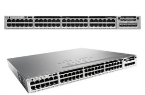Cisco Small Business Gigabit LAN Switch Layer 3 WS-C3850-48T-E 1 RU Enclosure