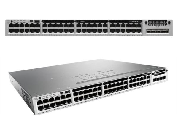 Quality Cisco Small Business Gigabit LAN Switch Layer 3 WS-C3850-48T-E 1 RU Enclosure for sale