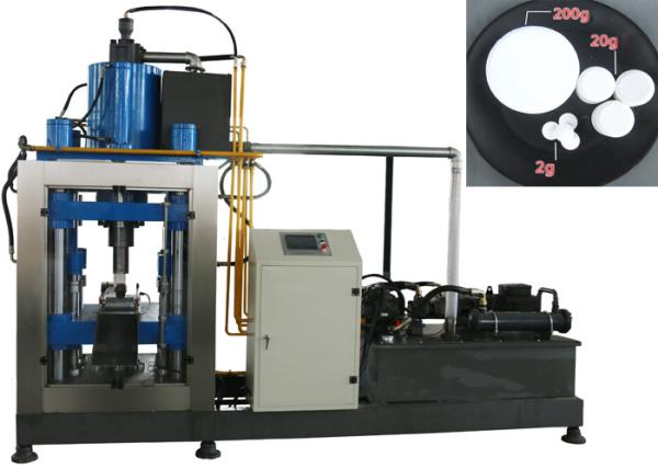 Custom Pill Press Machine , Single Punch Tablet Making Machine TCCA Chlorine