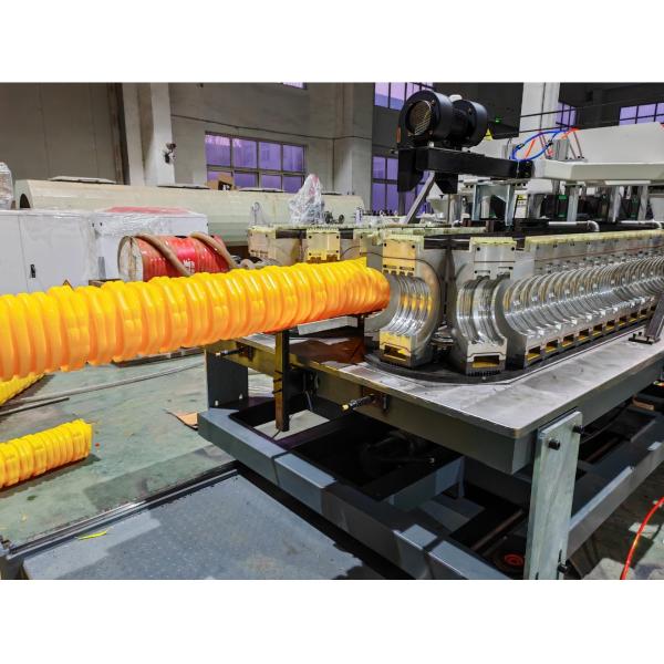 MPP Electric Pipe Machine Single Or Double Wall Corrugated Aluminium Alloy Mould Material
