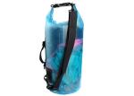 Floating Transparent Roll Top Dry Bag 10l With Handle Strap Actic Blue Color