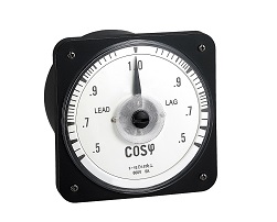 110*110mm Analog Power Factor Meter Abs Plastic Shell Housing Transparent Glass