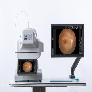 China High Resolution Automated Fundus Camera with FFA or FAF, mosaic function wholesale