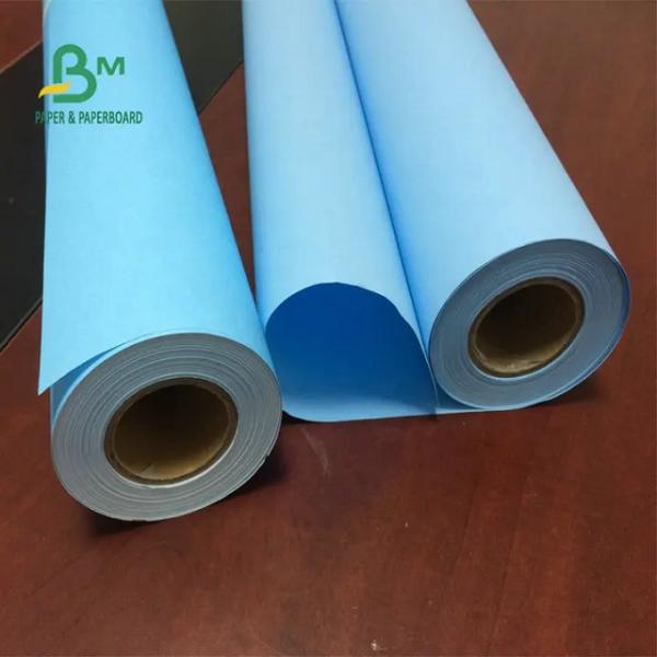 80Gram 620mm 880mm x 150m Double Sided Blue Print Paper Roll For Inkjet Printer 