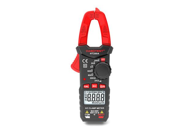 Quality HT200A AC MIni Digital Clamp Meter with Resistance Data Max Hold and Contintuity for sale