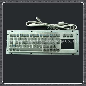 Laser Engraved Industrial Keyboard With Touchpad 71 Keys Type Vandal Proof