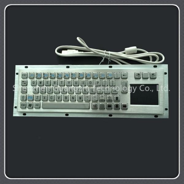 Quality Laser Engraved Industrial Keyboard With Touchpad 71 Keys Type Vandal Proof for sale