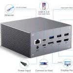 Windows MacOS Macbook Pro Usb C Docking Station With Easy Plug And Play