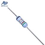 1/4w 1 ohm safety resistor led color code fusing fixed resistors