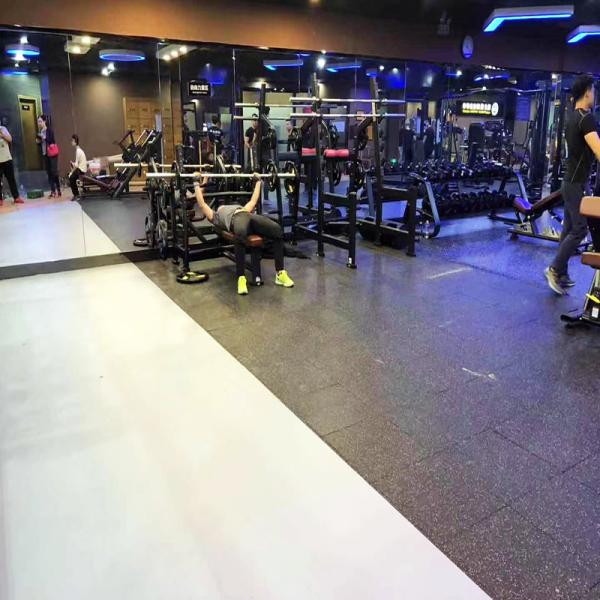 Quality Flecked Surface Rubber Flooring Mat With SBR EPDM Composite Layer for sale