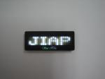Programmable Led display panel 7*21 dot matrix name tag