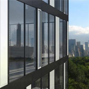 China Aluminum Profile Tinted Tempered Glass Curtain Wall Thermal Break wholesale