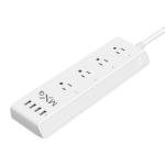 App Controlled Wireless Smart Power Strip ABS Material With 4 Usb Charging