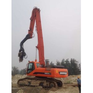 Flexible Control Hydraulic Pile Driver High Efficiency Quick Running Speed