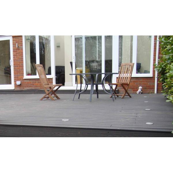 Waterproof 140 X 25 Recycled Composite Decking Boards Traditional Wpc Decking Floor