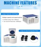 20000rpm Refrigerated Centrifuge With USB Memory Storage and Customized Programs