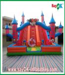 Inflatable Castle Slide Red Mickey Mouse Inflatable Water Slide 0.5mm PVC L6 X