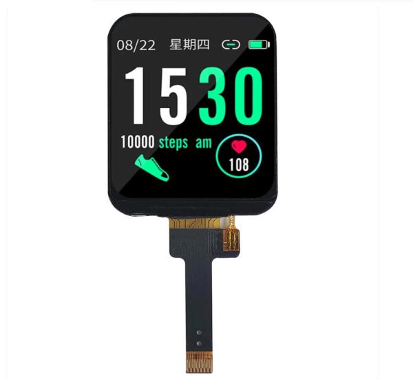 Quality 1.69 Inch Smart Watch TFT LCD Display 240*280 High Brightness LCD Screen Module for sale