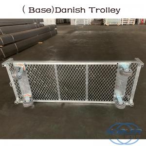 China Galvanized Danish Flower Trolley Cc Container Plywood Flower Cart Flower Rack wholesale