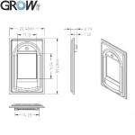 Grow R306 FPC1011F3 Biometric USB UART Capacitive Fingerprint Module with Free