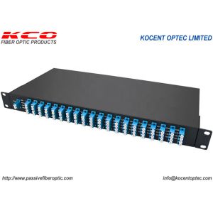 40CH Mux Demux DWDM Passive Optical Network PON Rackmount