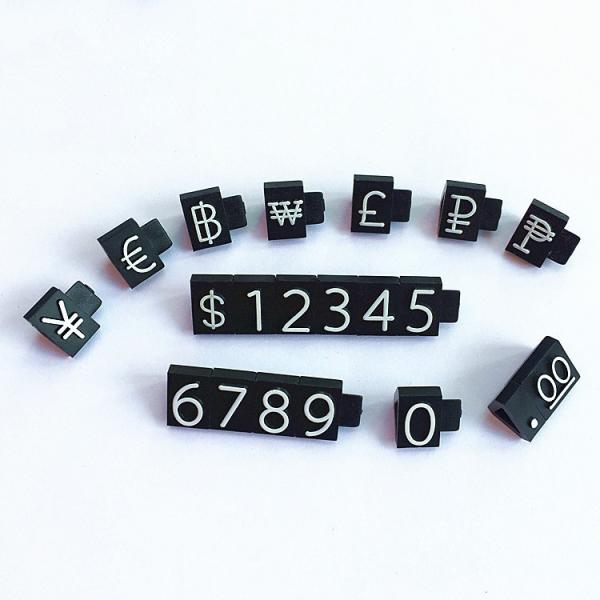 Quality Customizable 3D Digital Convex Plastic Watch Display Stand with Pricing Cubes for sale