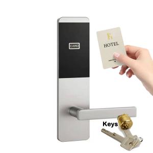 China Aluminium Alloy 300mm Hotel Smart Door Locks Card M1fare System wholesale