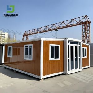 China Expandable Container House 38m² Steel Structure Mobile Office Camp wholesale