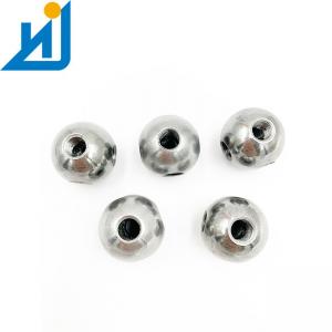 China Custom Metal Sphere 30mm Mirror Surface Steel Balls Multi Tapped With 3 Threaded Holes Th Hole M2 M3 M5 M6 wholesale
