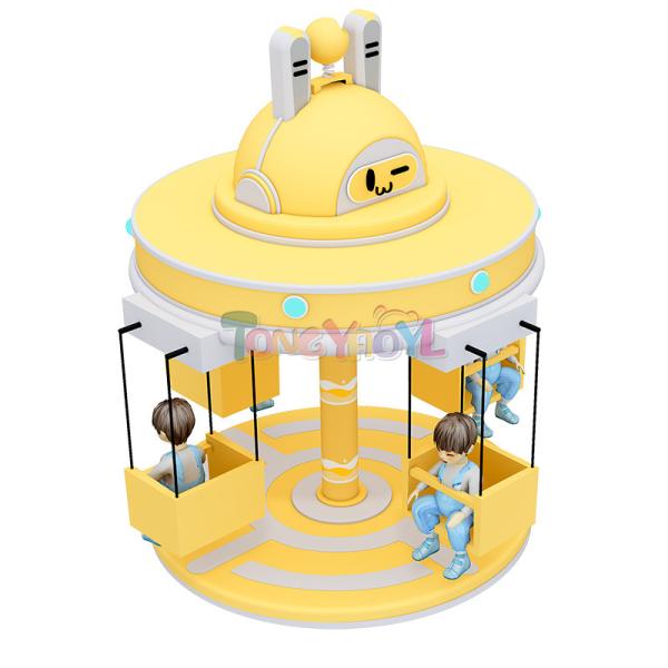 Quality Indoor Playground Children Electric Rotary Amusement Soft Play Equipment for sale