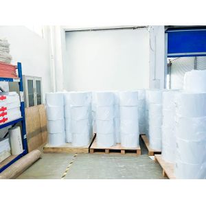 Ordinary Sticky Coated Paper Roll Label 80g Surface Thickness