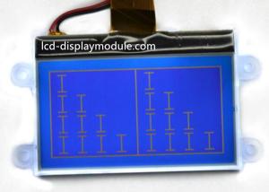 Negative 128 x 64 Small LCD Module , Blue Transimissive COG STN LCD Module