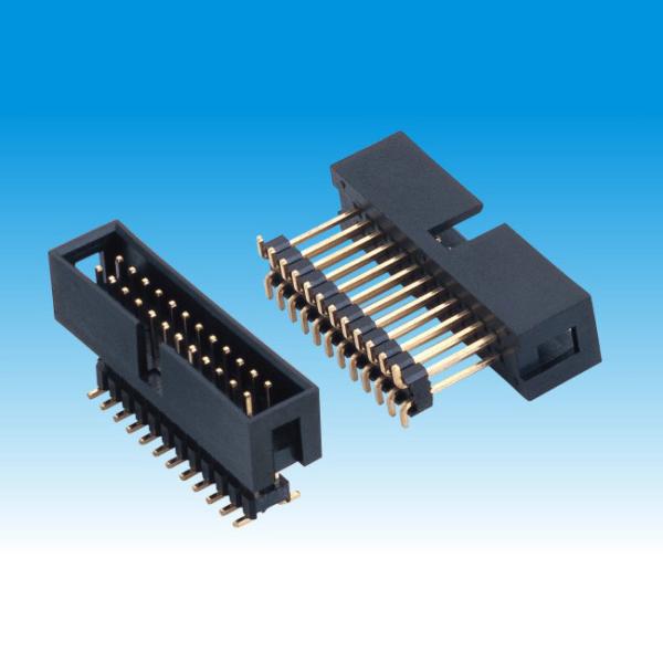 Quality Durable 2.54mm Box Header Connector , SMT Pin Header Height 8.8 Long Lifespan for sale