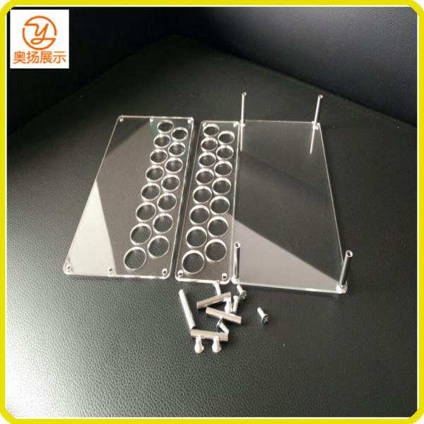 China factory customized disassembled clear acrylic cosmetic display lipstick display