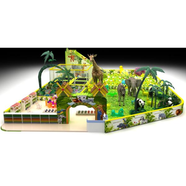 Personalized Jungle Playground Suit Slide Soft Play Area Kids Playground