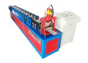 China Color Steel Rolling Shutter Profile Machine , Mould Cutting Door Panel Roll Forming Machine wholesale
