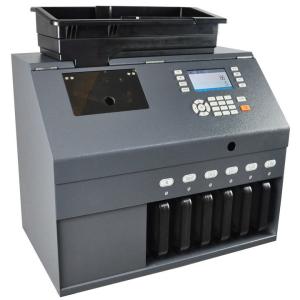 China KOBOTECH LINCE-60C 6 Channels Value Coin Sorter Counter counting sorting machine(ECB 100%) wholesale